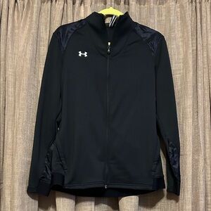 Under Armour Black Zip-Up Jacket size M